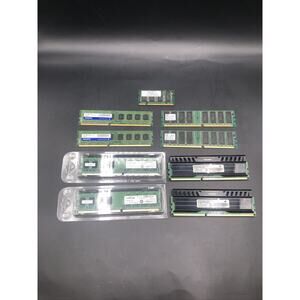 Lot 16GB DDR3 PC3-15000 240-Pin DIMM PC2100 DDR U-DIMM PC2700 Untested For Parts